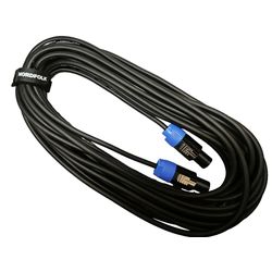 Nordfolk NSC015/15M  кабель акустич SpeakON <=> SpeakON,  Ø 6 мм, 2 х 1,5 мм,  15 м