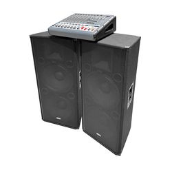 NordFolk Live Set  звуковой комплект 2000 Вт, активн микшерн пульт 10 кан + пассивные сист (3 места)