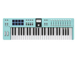 Arturia KeyLab Essential 49 mk3 Aquamarine  MIDI клавиатура, 49 клавиш, LCD дисплей, цвет аквамарин