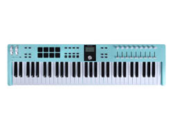 Arturia KeyLab Essential 61 mk3 Aquamarine  MIDI клавиатура, 61 клавиш, LCD дисплей, цвет аквамарин