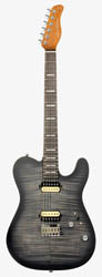 Sire T7 FM New Gen TBK  электрогитара, форма Telecaster, HH, цвет черный берст