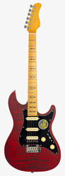 Sire S7 FM New Gen STR  Электрогитара, форма stratocaster, HSS, цвет красный