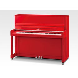 Kawai K300 M/FRP  пианино, банкетка в комплекте, высота 122 см, цвет красный полированный, Индонезия