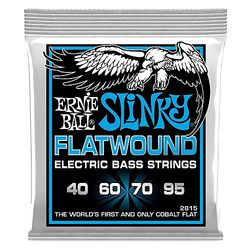 Ernie Ball 2815  струны для бас гитары Flatwound Slinky 40-95