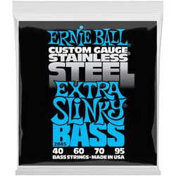 Ernie Ball 2845  струны для бас гитары Stainless Steel Extra Slinky 40-95