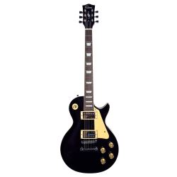 Omni LP-10 BLK  электрогитара, форма Les Paul, цвет черный