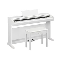 Yamaha YDP-146WH Arius  цифровое пианино с банкеткой, клавиатура GHS, 192 полифония, 10 тембров