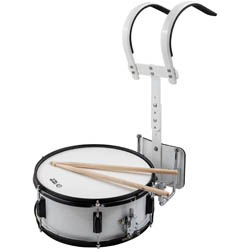 Drum Talk MDSC-1455WH  маршевый малый барабан 14"х5,5", тополь, цвет белый, с корсетом