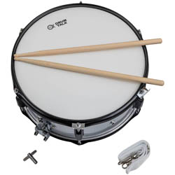 Drum Talk MDS-1455SL  маршевый малый барабан 14"х5,5", тополь, цвет серебристый