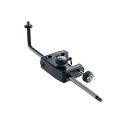 K&M 24050-320-55  держатель для микрофона с креплением на стойку, чёрный 